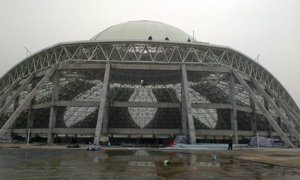 舟山温泉馆网架工程